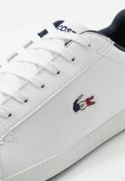 Lacoste GRADUATE - Trainers - White/navy/red -Lacoste Sales Store cbbb422cf5524e07a4f4522220498b93