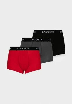 Lacoste 3 PACK - Pants - Black/grey/red