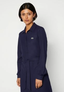 Lacoste Shirt Dress - Marine -Lacoste Sales Store cd16e0984b7343db9d23d1a36ab0c409