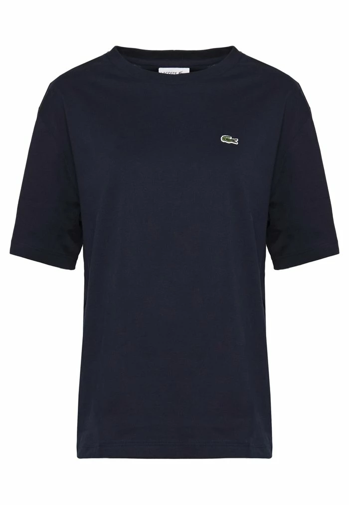 Lacoste Basic T-shirt - Navy Blue 6 Lacoste Basic T-shirt - Navy Blue - Image 4