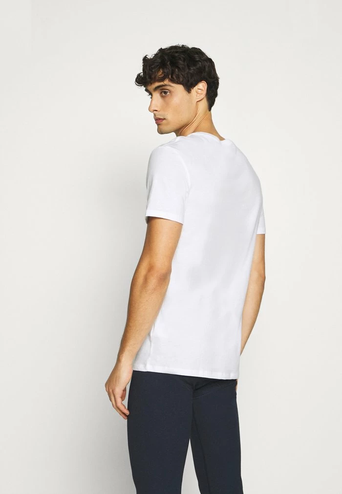 Lacoste 3 PACK - Undershirt - Blanc/argent Chine/noir 5 Lacoste 3 PACK - Undershirt - Blanc/argent Chine/noir - Image 3