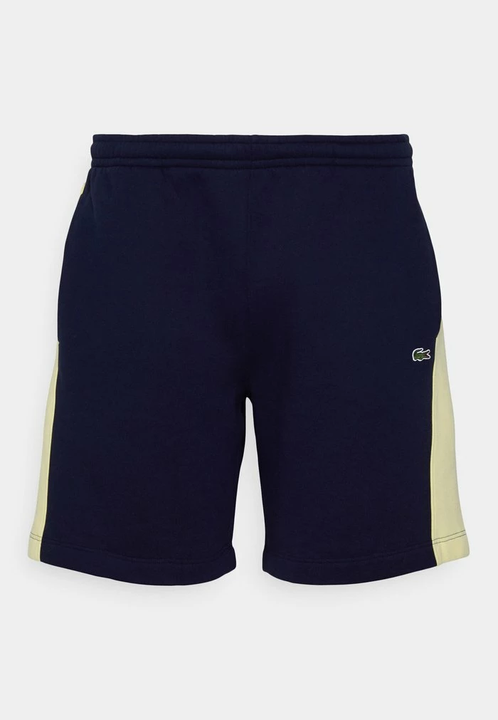 Lacoste PLUS UNISEX - Tracksuit Bottoms - Marine/jaune 6 Lacoste PLUS UNISEX - Tracksuit Bottoms - Marine/jaune - Image 4