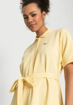 Lacoste Shirt Dress - Napolitan Yellow -Lacoste Sales Store d26bd4e68b6a4e43b6e0c3ffeb754cfb