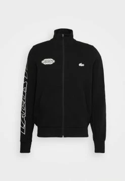 Lacoste EXCLUSIVE - Zip-up Sweatshirt - Black -Lacoste Sales Store d41b2c2a922a4afdb431c30850cf3665
