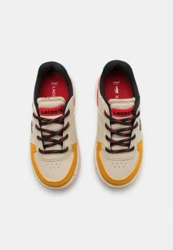 Lacoste GAME ADVANCE UNISEX - Trainers - Off White/yellow -Lacoste Sales Store d5023cfc8e3942938ae3575c501c746e