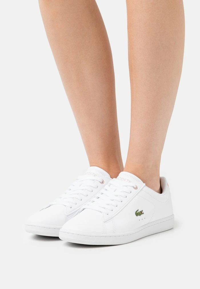 Lacoste CARNABY EVO - Trainers - White/light Pink 3 Lacoste CARNABY EVO - Trainers - White/light Pink