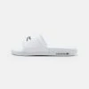 Lacoste CROCO DUALISTE - Mules - White/dark Green -Lacoste Sales Store d5b48faa18cc4655acb0a92060309a4d
