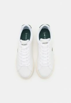 Lacoste LEROND PRO - Trainers - White/dark Green -Lacoste Sales Store d6e5ca669415470eb6bc5c4076909598