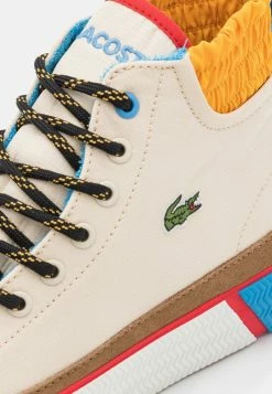 Lacoste GRIPSHOT MILIEU UNISEX - High-top Trainers - Off White/yellow -Lacoste Sales Store d729ec1fb334497f816c66b4f78e91be