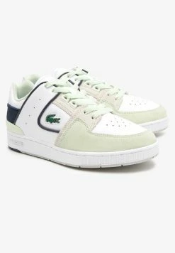 Lacoste COURT CAGE - Trainers - White/green -Lacoste Sales Store d85675a601004bab84923a5b04d29d7d