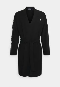 Lacoste EXCLUSIVE - Dressing Gown - Black -Lacoste Sales Store da955b2a9b9a4eceb8ae6348190d57ef