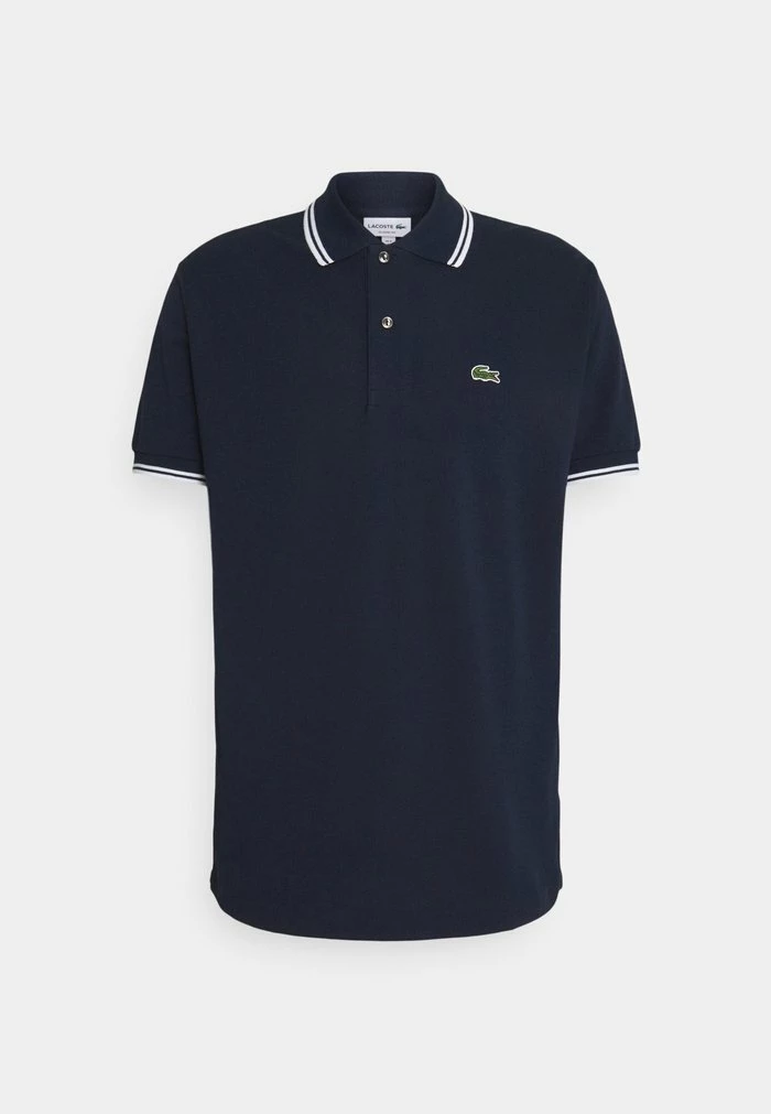 Lacoste Polo Shirt - Navy Blue/white 7 Lacoste Polo Shirt - Navy Blue/white - Image 5