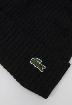 Lacoste UNISEX - Beanie - Noir -Lacoste Sales Store de866930cb964f36a5272ec8dbce6ba6