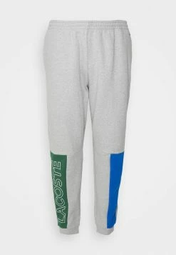 Lacoste UNISEX - Tracksuit Bottoms - Silver Chine/blue Royal/green -Lacoste Sales Store e0a8143df376467388be9caaf33b51f3