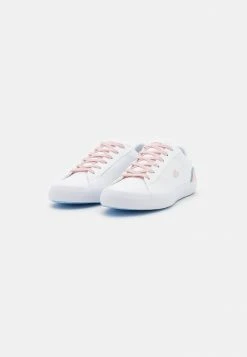 Lacoste LEROND EXCLUSIVE - Trainers - White/pink -Lacoste Sales Store e4e8f4fbc9ec4855905d0bc883876b2b