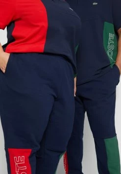 Lacoste UNISEX - Tracksuit Bottoms - Navy Blue/green/red -Lacoste Sales Store e5cab1f3e56342839f21d91052f270bd