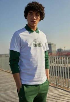 Lacoste Print T-shirt - White 14 Lacoste Print T-shirt - White -Lacoste Sales Store e630be2dcfd14e41b95754267b24fc77