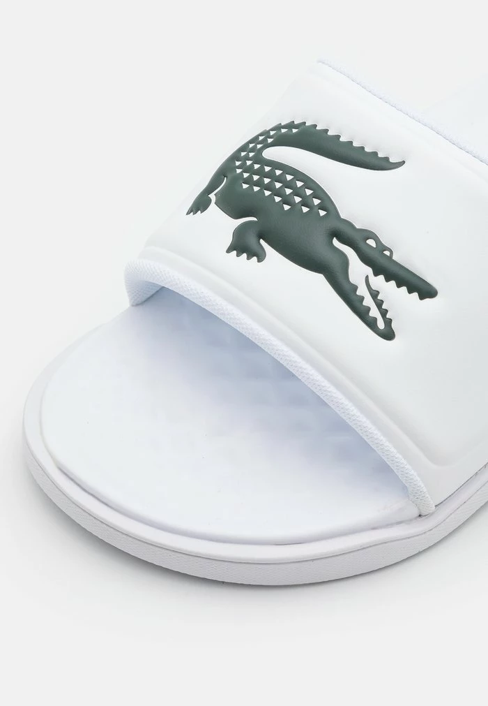 Lacoste CROCO DUALISTE - Mules - White/dark Green 8 Lacoste CROCO DUALISTE - Mules - White/dark Green - Image 6