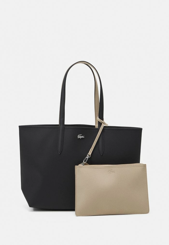 Lacoste Tote Bag - Black/warm Sand 6 Lacoste Tote Bag - Black/warm Sand - Image 4