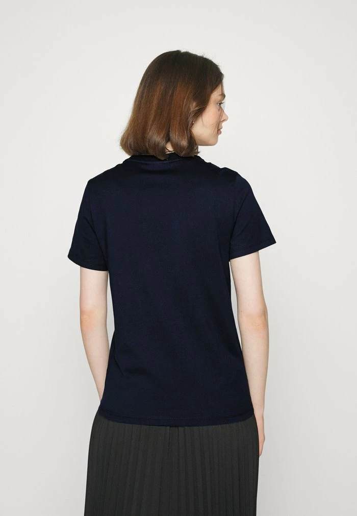 Lacoste Basic T-shirt - Navy Blue 5 Lacoste Basic T-shirt - Navy Blue - Image 3