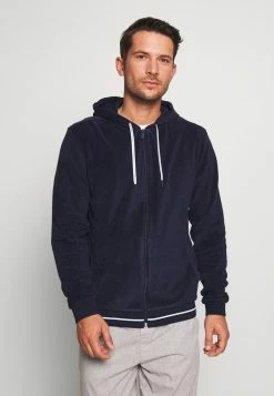 Lacoste Zip-up Sweatshirt - Navy Blue