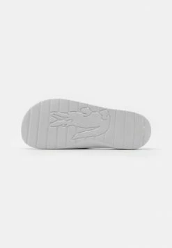 Lacoste CROCO - Pool Slides - White/dark Green -Lacoste Sales Store ecf12f2cc90b4613bed5a96f72bb6f9c