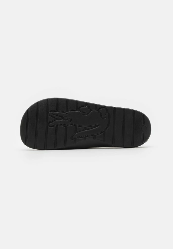 Lacoste CROCO - Pool Slides - Black/white 7 Lacoste CROCO - Pool Slides - Black/white - Image 5