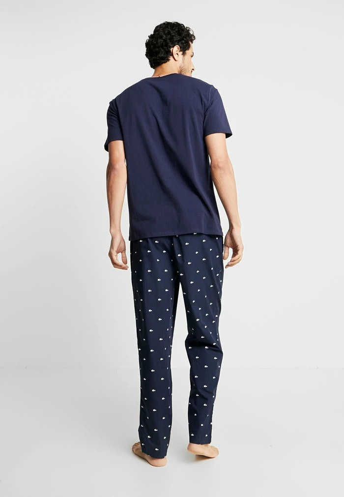 Lacoste Pyjama Bottoms - Navy Blue 5 Lacoste Pyjama Bottoms - Navy Blue - Image 3