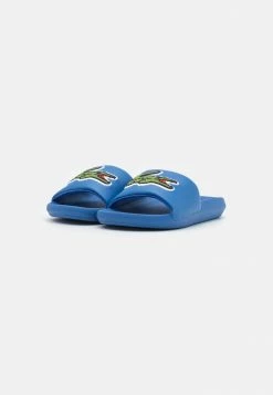 Lacoste CROCO SLIDE - Mules - Blue/green -Lacoste Sales Store f2c202fd340b4d1f8d703d81d8def12f