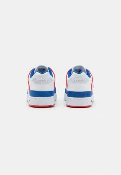Lacoste COURT CAGE - Trainers - White/blue -Lacoste Sales Store f34fc80855af4df286d72d916398649a