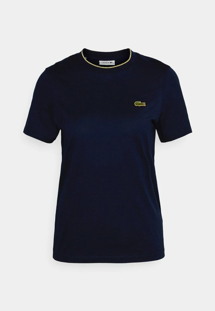 Lacoste Basic T-shirt - Navy Blue 8 Lacoste Basic T-shirt - Navy Blue - Image 6