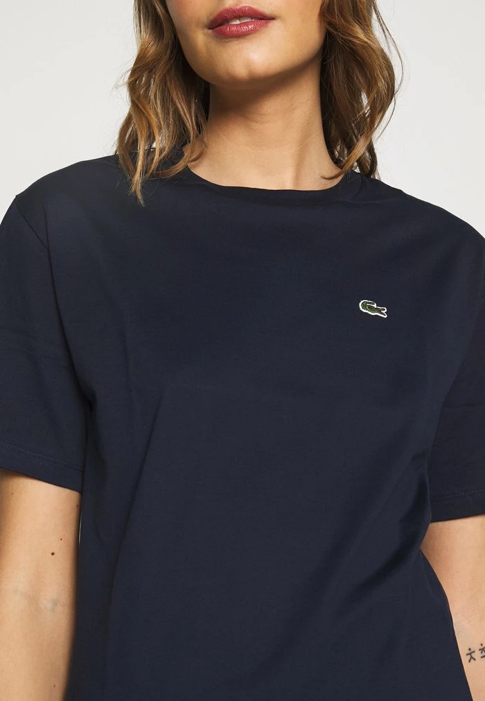 Lacoste Basic T-shirt - Navy Blue 7 Lacoste Basic T-shirt - Navy Blue - Image 5