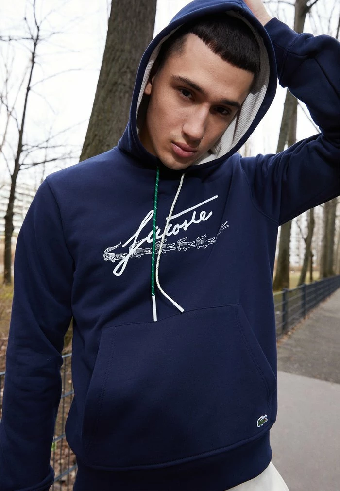 Lacoste Sweatshirt - Navy Blue 6 Lacoste Sweatshirt - Navy Blue - Image 4