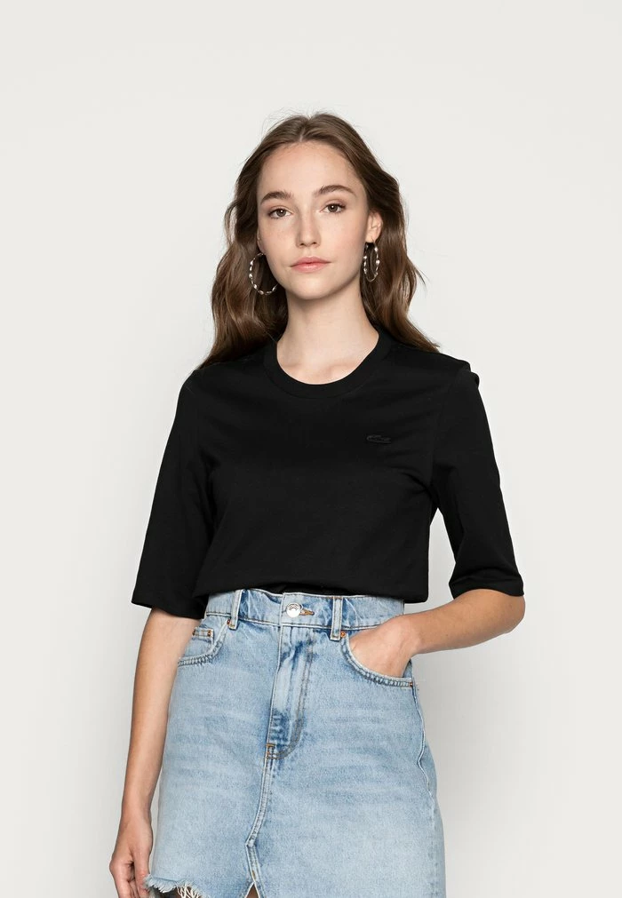 Lacoste Basic T-shirt - Black 3 Lacoste Basic T-shirt - Black