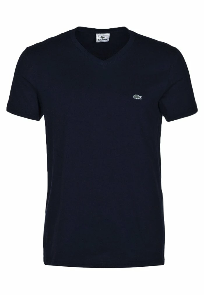 Lacoste Basic T-shirt - Navy Blue 7 Lacoste Basic T-shirt - Navy Blue - Image 5