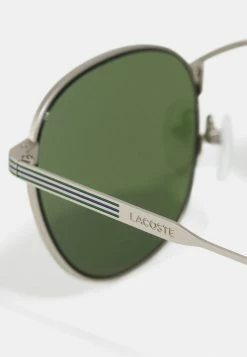 Lacoste UNISEX - Sunglasses - Semimatte Silver-coloured -Lacoste Sales Store f83b6bb9da5c4e7fa2a35d4b6af801e8
