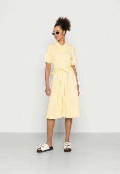 Lacoste Shirt Dress - Napolitan Yellow -Lacoste Sales Store fce3aa6ef3e14d9a80f69222e8410fe1