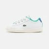 Lacoste CARNABY EVO - Trainers - White/blue -Lacoste Sales Store fd21bcd9d74f493fa63d7c1e7410db72