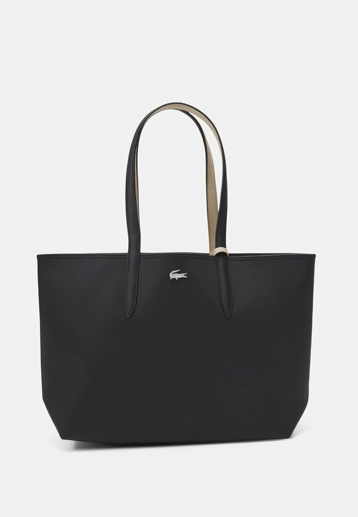 Lacoste Tote Bag - Black/warm Sand 3 Lacoste Tote Bag - Black/warm Sand